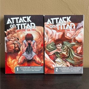 Attack on Titan Before The Fall Vol 1 and 2